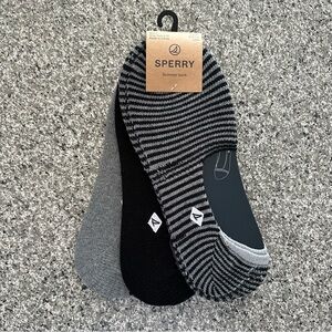 Sperry Skimmer No Show‎ Socks 3 Pairs Men’s Size 6-12 Mid Cut Liner